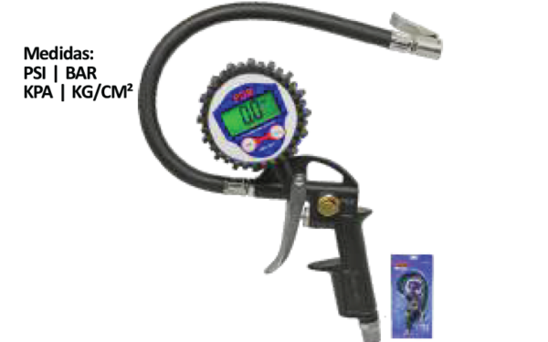 PRO-221 Calibrador de Pneu c/ manômetro digital