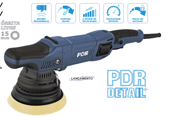 PRO-E415 Politriz Roto-Orbital Elétrica 1.050W 5" 5.500rpm 127V