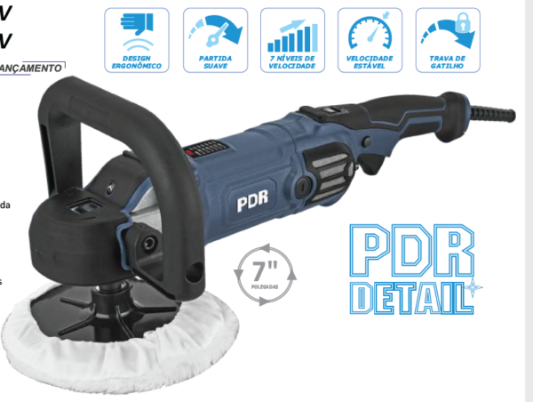PRO-E407 Politriz Rotativa Elétrica 1.400w 7" 3.0000rpm 127V