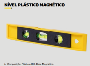 NIVEL PLASTICO 9" - 230MM MAGNETICO COD 6305
