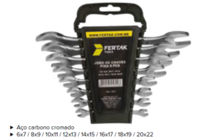 4831  KIT CHAVE FIXA 8 PCS