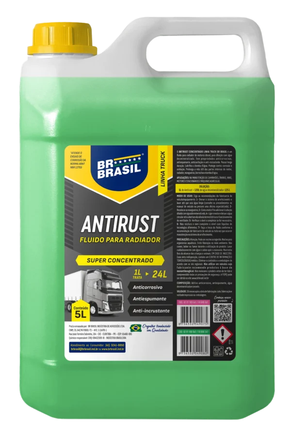 ANTIRUST FLUÍDO PARA RADIADOR LINHA TRUCK COD:  02 01 100 062