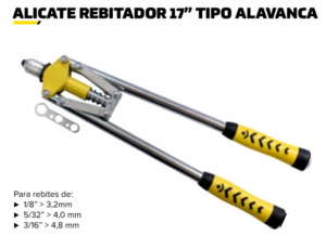 ALICATE REBITADOR 17" TIPO ALAVANCA   COD: 1026
