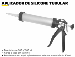 APLICADOR DE SILICONE TUBULAR    COD: 6605